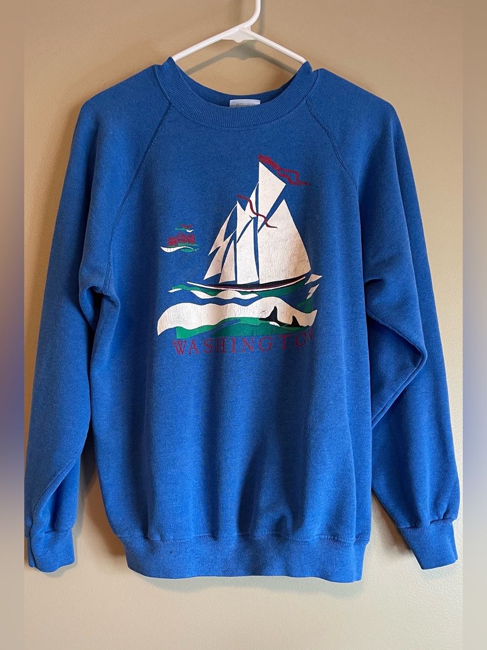 Vintage 80’s Single Stitch Hanes Washington Crewneck